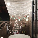 vidaXL Vilinska svjetla okrugla 40 m 400 LED hladno bijela 8 funkcija Cijene