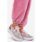 Boto Ladies Sports Shoes With Mesh And Studs Gray Ogalda | shoptok.hr
