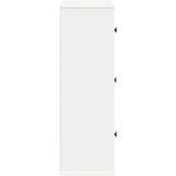  Polica za knjige bijela 60x24x76,5 cm izrađeno drvo | shoptok.hr