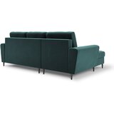 Cosmopolitan Design Petrolej zelena baršunasti sklopiva/s prostorom za odlaganje kutna garnitura (s lijevim kutom/s ležaljkom) Kyoto – | shoptok.hr