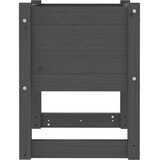  Sadilica siva 40 x 40 x 52,5 cm od masivne borovine | shoptok.hr