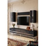 Hanah home TV komoda Ilay, antracit / srebrna Cene