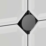  Kockasti organizator za pohranu s 12 kocki i vratima crni PP | shoptok.hr