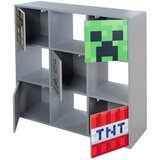 Minecraft REGAL 90/90/30 cm siva, večbarvno | Shoptok.si