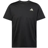 Adidas Tehnička sportska majica 'Sports Club Graphic' bež / crna