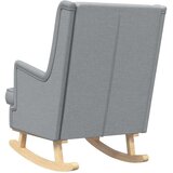 Ljuljačka Svijetlo siva 62 x 80 x 85 cm tkanina | shoptok.hr