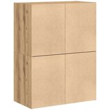 vidaXL Omarice z 2 predaloma 2 kosa artisan hrast 60x31x40 cm inž. les | Shoptok.si