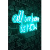 Wallity Dekorativna plastična LED rasveta All We Have is Now Blue | ePonuda.com
