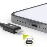 Goobay USB-C bel 2m napajalni in sync MFi kabel za Apple | Shoptok.si