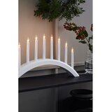 Marksl&amp;ouml;jd 705954 - Božićni svećnjak AVENTO 9xE10/3W/230V beo Slike