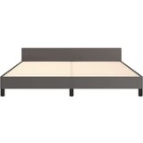  Za krevet s uzglavljem sivi 180x200 cm od umjetne kože | shoptok.hr