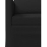SOFA za 3 osobe Crna 220 x 81 x 82 cm Tkanina Slike
