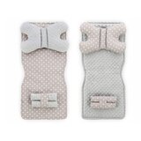 Tutumi Dvostrana prostirka za kolica 4u1 Grey/White Star | shoptok.hr