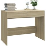 vidaXL Pisalna miza sonoma hrast 101x50x76,5 cm iverna plošča | Shoptok.si