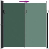  Bočna tenda na uvlačenje tamnozelena 200 x 500 cm | shoptok.hr