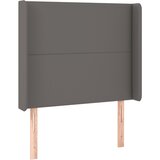  LED uzglavlje sivo 83x16x118/128 cm od umjetne kože | shoptok.hr