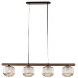  Luster na sajli SALVIA 4xE14/10W/230V braon/zadimljeno braon | Eponuda.com
