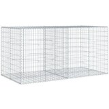 vidaXL Gabionska košara s pokrovom 200x100x100 cm pocinkano železo, (21413637) Cene