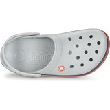 Crocs Moška obutev za prosti čas CROCBAND CLOG svetlo siva/oranžna Siva | Shoptok.si
