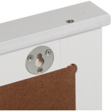 vidaXL Ogledalo z ogledalom Bela 55,5 x 5 x 70 cm Trdna borovina | Shoptok.si