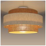  plafonsko svetlo boho 1xE27/60W/230V prečnik 40 cm krem/juta | Eponuda.com