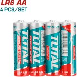 TOTAL TOOLS baterija 1,5V / LR06 / AA / 4pcs (THAB2A01) Cene