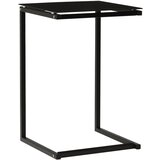 vidaXL Bočni stolić crni 40 x 40 x 60 cm od kaljenog stakla Cijene
