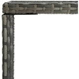  Vrtni barski stol sivi 70 x 70 x 110 cm od poliratana i stakla | shoptok.hr