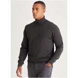 ALTINYILDIZ CLASSICS Full Turtleneck Men's Standard Anthracite Melange Sweater Cene