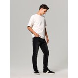 Sinsay Slim fit traperice s poderanim detaljima i ispranim efektom | shoptok.hr