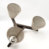  Brilagi - LED plafonski luster ANTHONY 3xE14/40W/230V hrast orah/bež | Eponuda.com