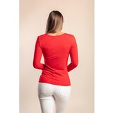 Fenzy Top S 3/4 Rukavima, Crveni | shoptok.hr