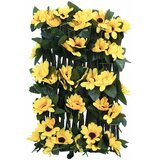  Proširiva rešetka od umjetnog bršljana žuta 180 x 20 cm | shoptok.hr