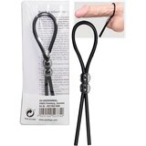 You2Toys Nastavljiv trak za penis s kroglicami (črn) | Shoptok.si