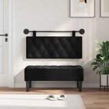  Držeće uzglavlje Zidne Crna 110 x 55 x 7 cm Baršun - Crna 100 cm bez LED | shoptok.hr