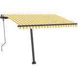  Samostojeća automatska tenda 300 x 250 cm žuto-bijela | shoptok.hr