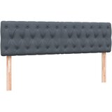  s oprugama i madracem LED tamnosivi 160x210 cm baršunasti | shoptok.hr