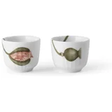 Porcelanasti podstavki za jajca v kompletu 2 ks Hammershøi Poppy –