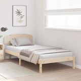  Krevetna konstrukcija Prirodna 90 x 190 cm Čvrsto borovo drvo | shoptok.hr