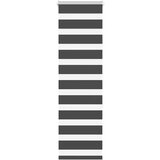 vidaXL Zavjesa zebra crna 50x150 cm širina tkanine 45,9 cm poliester | shoptok.hr