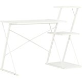  Radni stol s policom bijeli 116 x 50 x 93 cm | Eponuda.ba
