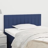 vidaXL Posteljno vzglavje modro 90x5x78/88 cm blago Cene