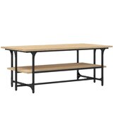  The Living Store Klubska mizica sonoma hrast 100x50x40 cm inženirski les - Klubska Mizica, (21444083) | Shoptok.si