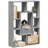 vidaXL Knjižna omara siva sonoma 63x20x90 cm inženirski les Cene