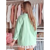 DStreet Kurtka damska koszulowa oversize OVERBOR miętowa | shoptok.hr
