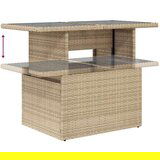  8-dijelni set vrtnih sofa od poliratana s jastucima bež | shoptok.hr