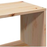 vidaXL Knjižna postelja brez vzmetnice 90x200 cm trdna borovina | Shoptok.si