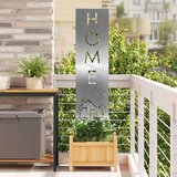 vidaXL Privatnost u vrtu Srebrno 32 x 140 cm Nehrđajući čelik | shoptok.hr