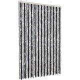  Zastor protiv muha sivo-crni 118 x 220 cm od šenila | shoptok.hr