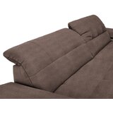 CARRYHOME KOTNA SEDEŽNA GARNITURA, mikrovlakna svetlo rjava | Shoptok.si